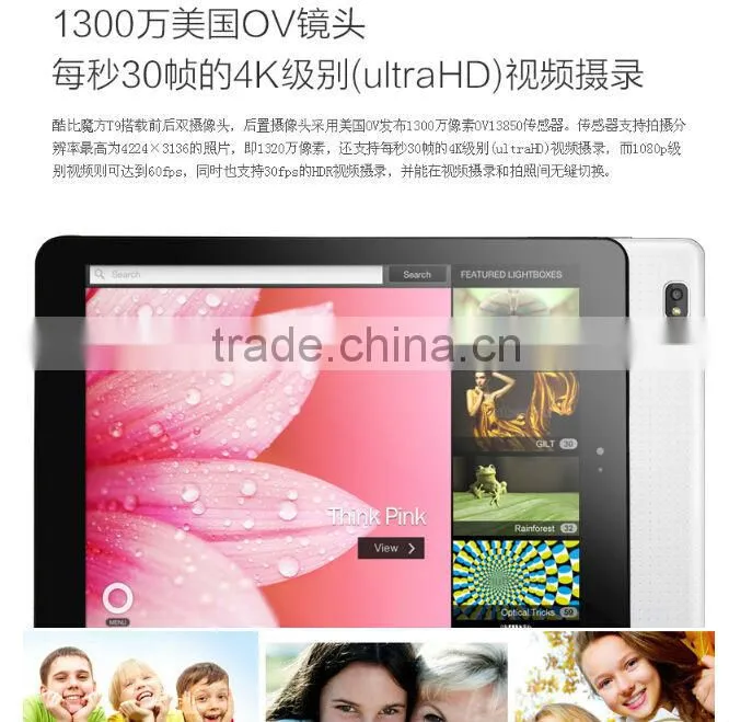 wholesale 9.7 inch Android 4.4 MT8752 Octa core RAM 2GB ROM 32GB 13.0MP camera 4G LTE Cube T9 Tablet PC