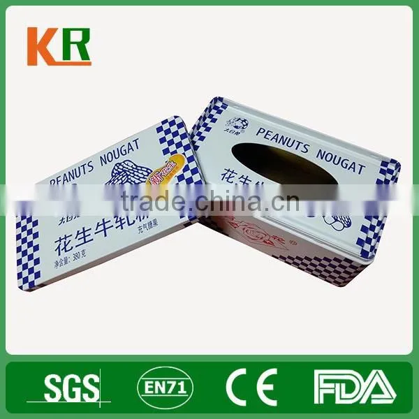 factory custom tin tissue box
