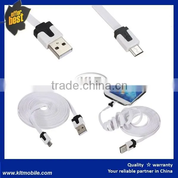 Ultra Thin Micro USB Cable Data Transfer Power Cable Lead