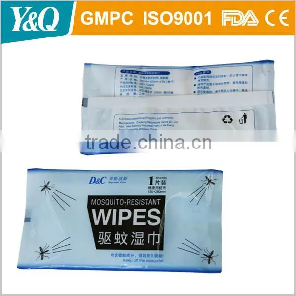 Household Use Mosquito Wet Wipe