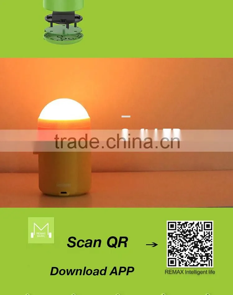 REMAX mini portable wireless led Bluetooth speaker