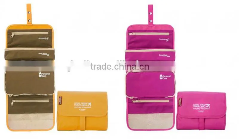 Cheap Hanging and Roll Up Make Up Cosmetic Bag
