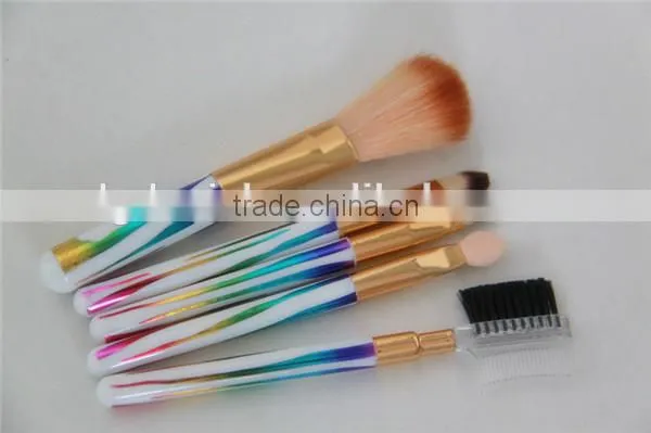 High quality 9pcs discount makeup brush kits,Black cosmetic brush set with bag free sample