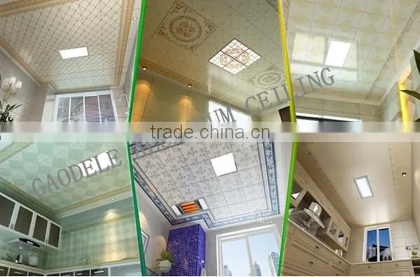 Stone Pattern Aluminum Ceiling Tiles for Bathroom 300*300mm
