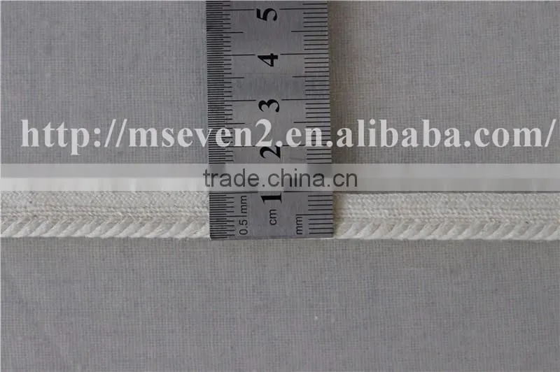 1cm piping tape cotton, natural color for dye 100% cotton for cloth