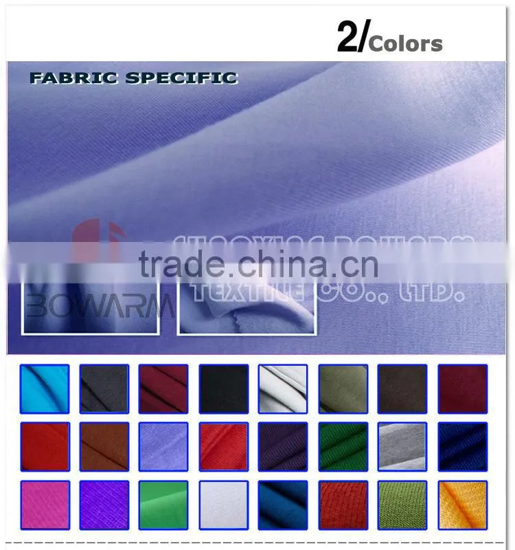 Polyester Rayon Spandex Jersey Fabric For Men's Garments