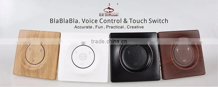 Black, White, Light Wood, Dark Wood electrical switch/touch switch/voice control switch