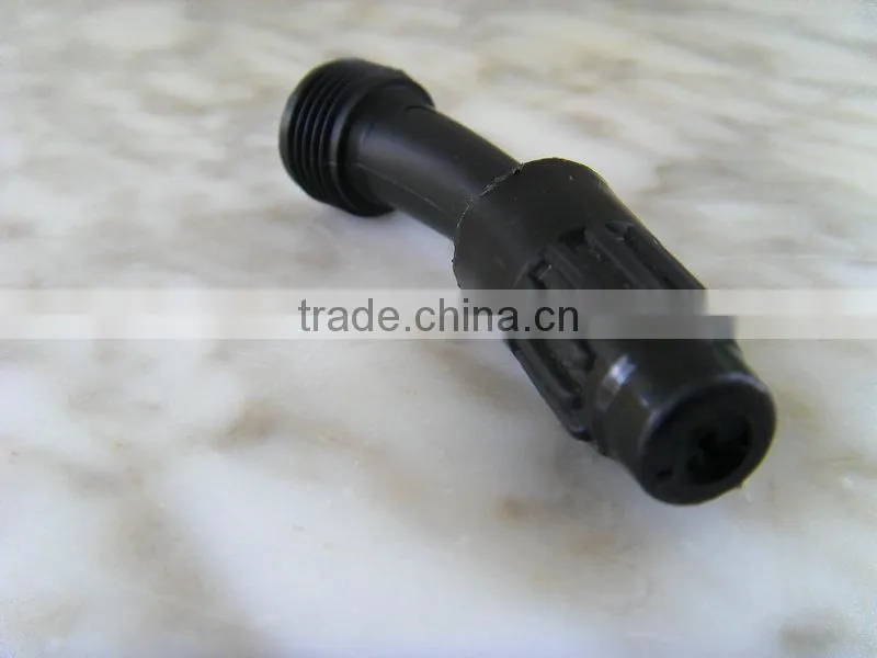 flower sprayer nozzle with outer thread