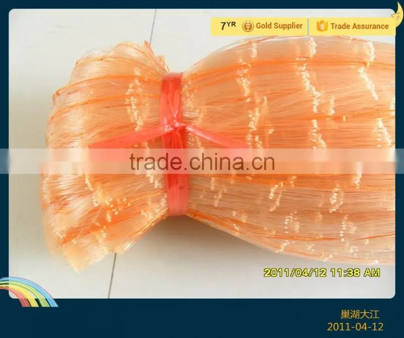 Orange Double Knot Fishing Net