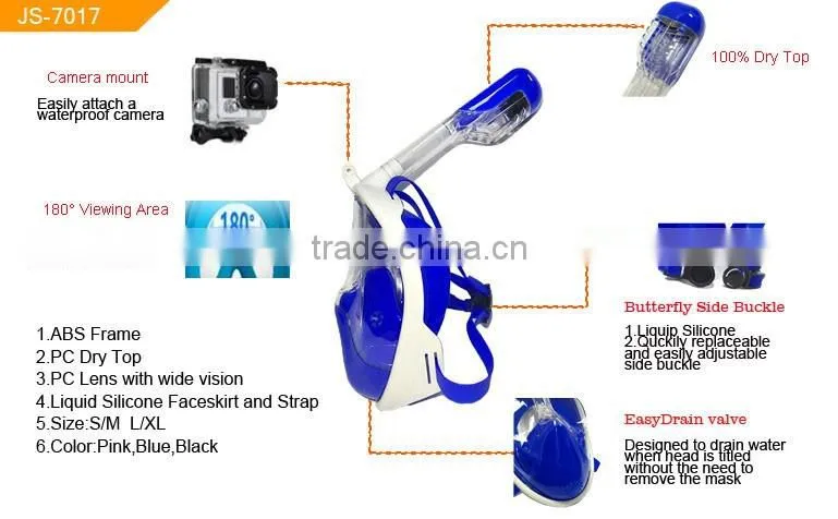 full face swiming driving snorkel mask