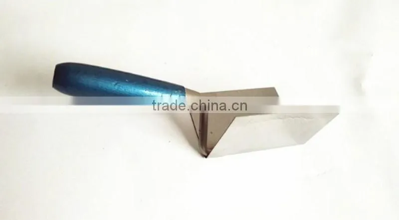 wood handle stainless steel conner trowel