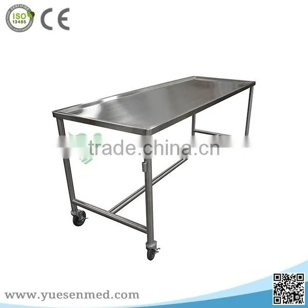 High quality Medical funeral stainless steel mortuary body lift price