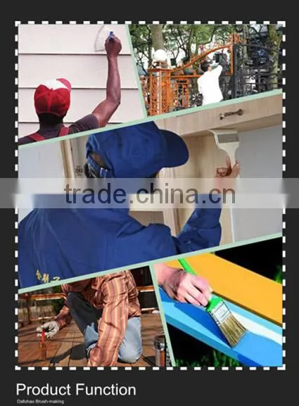 wallpaper brush with beech wooden handle/bristle ceiling cleaning brush