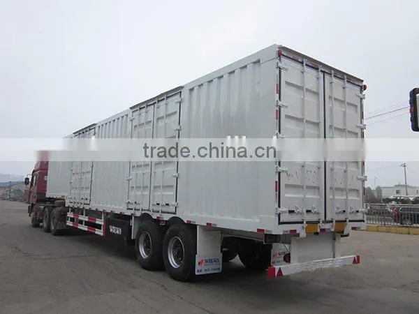 china made box semi trailer for sales