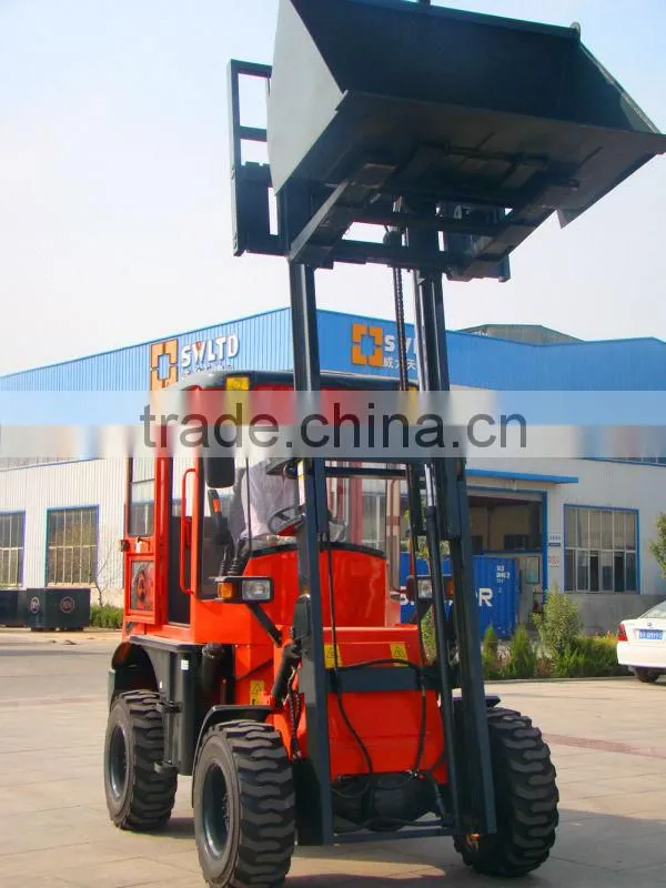 off road forklift;cross-country forklift;4X4 Forklift CPCY28,