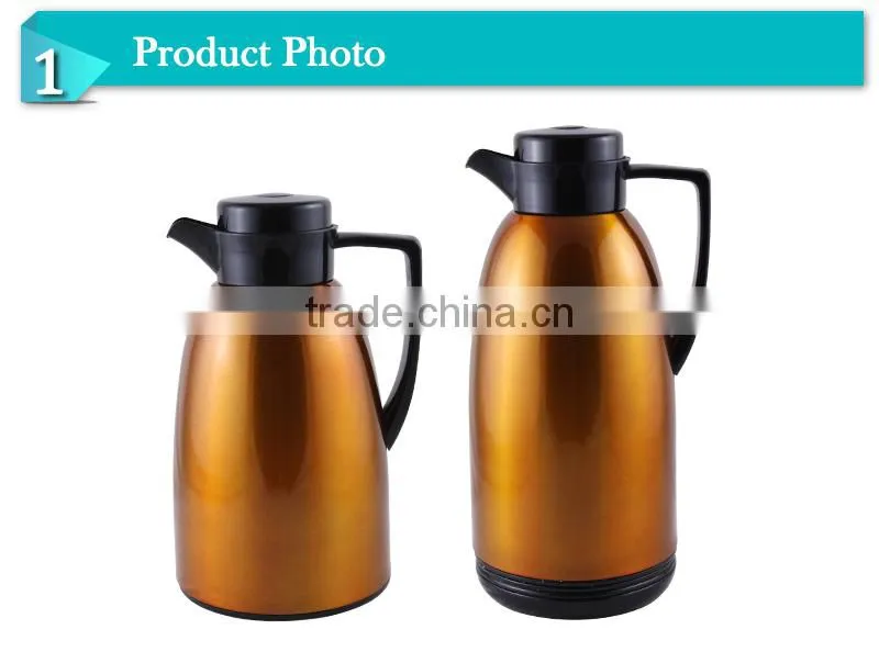 Arabian Style tea jug with glass inner plastic outer (JGEL)