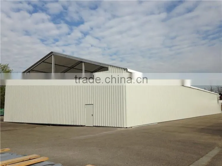 Temporary warehouse tent & storage solution