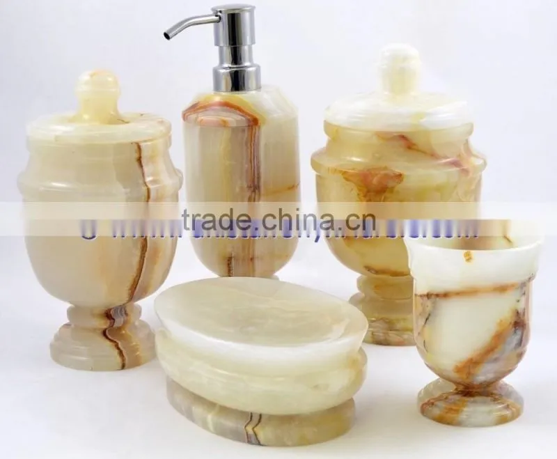 Wholesale EXPORT QUALITY MANUFACTURER AND EXPORTERS ONYX BATHROOM ACCESSORIES COLLECTION