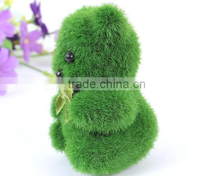 Creative miniascape decoration simulation bear flocked animals toy