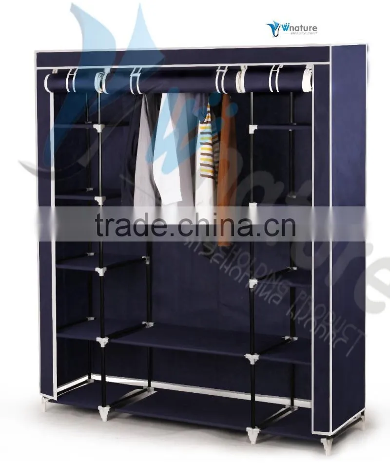 folding fabric Wardrobe, portable wardrobe for bedroom,canvan wardrobe