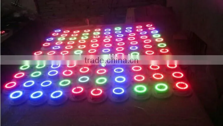 Hot sale color lighting led round and straight bar table set