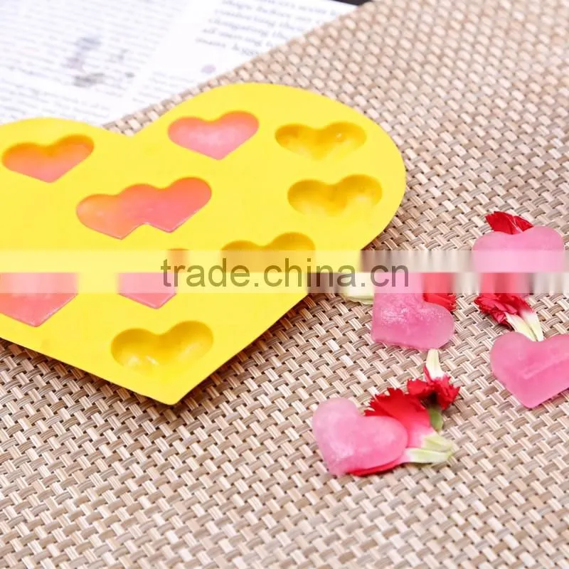 2016 summer hot selling silicone fruit ice cube tray