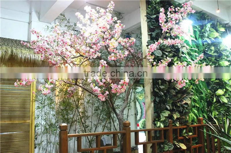 home garden deco huge indoor plastic Artificial 118inchs tall Cherry trees Ers10 0905