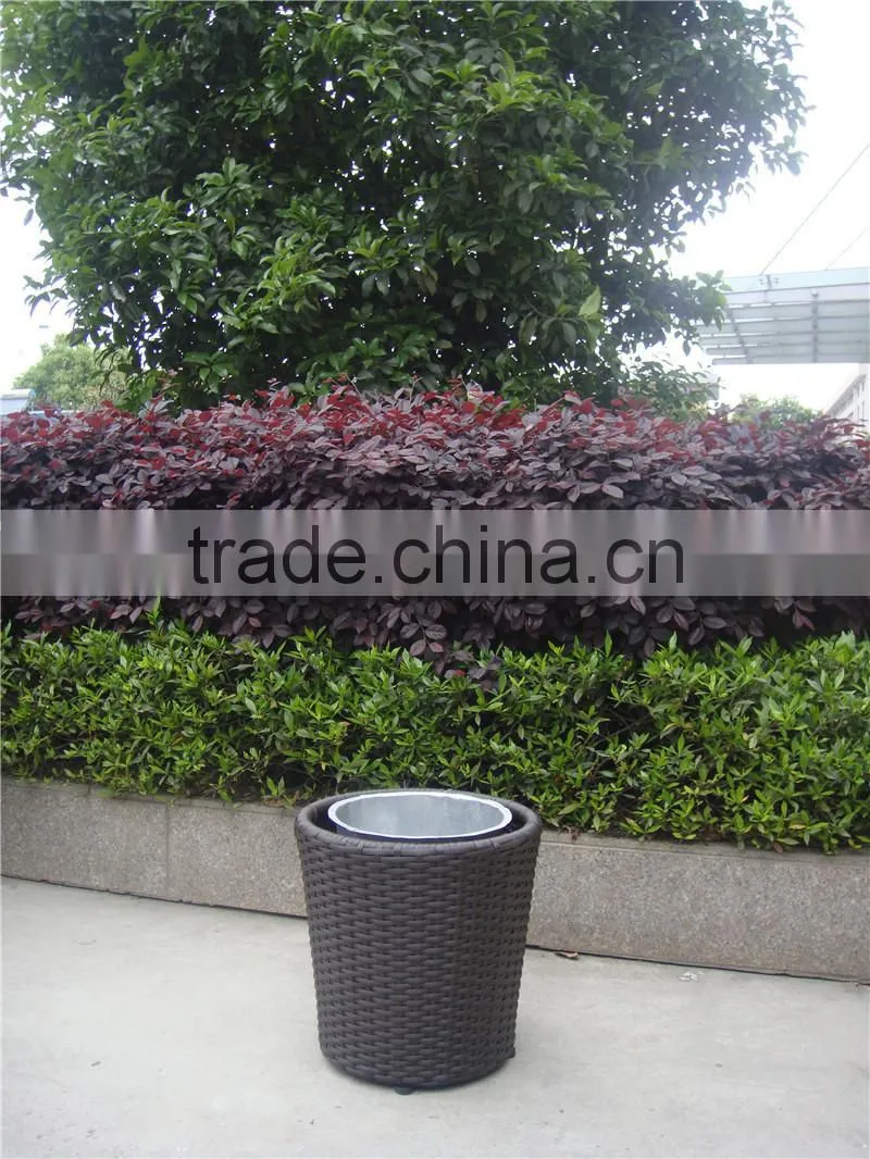 Outdoor Garden Supplies 6 Pics Rattan Flowerpot Sets