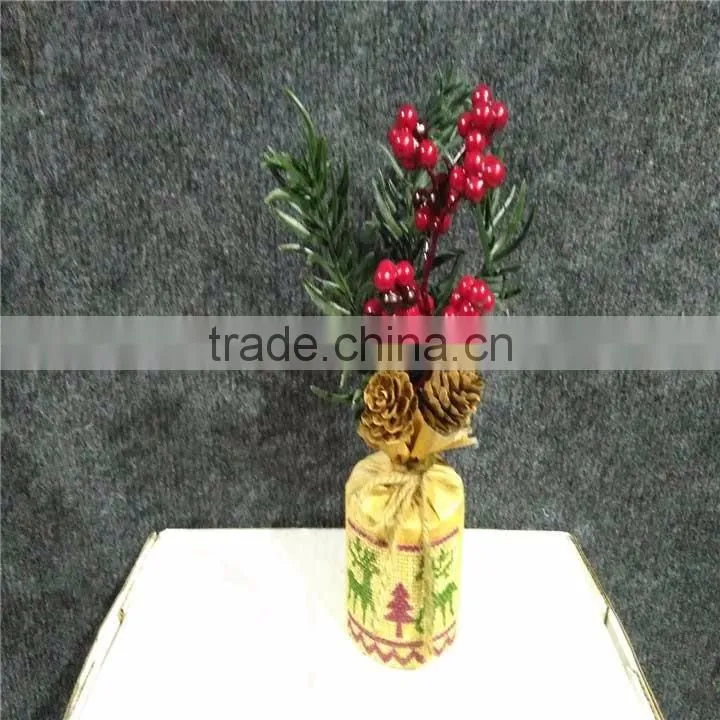 China factory supply crafts decorations 5 inch christmas tree for christmas market