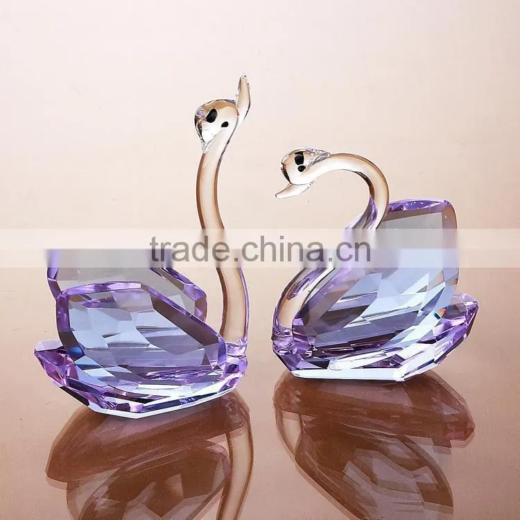 brilliance and shine crystal swan wedding favors