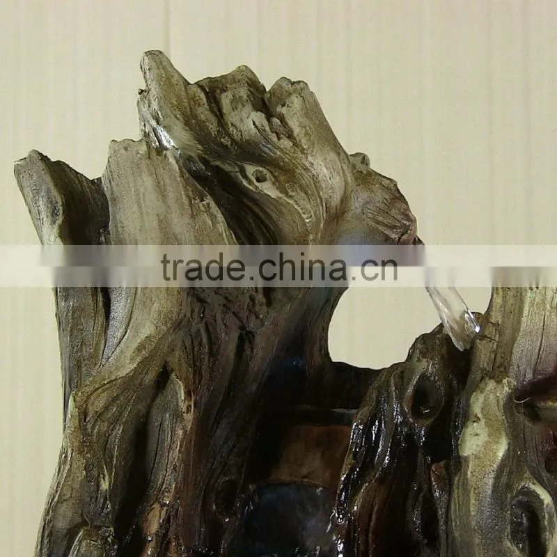 Cascading Caves Waterfall Tabletop Fountain with LED Lights
