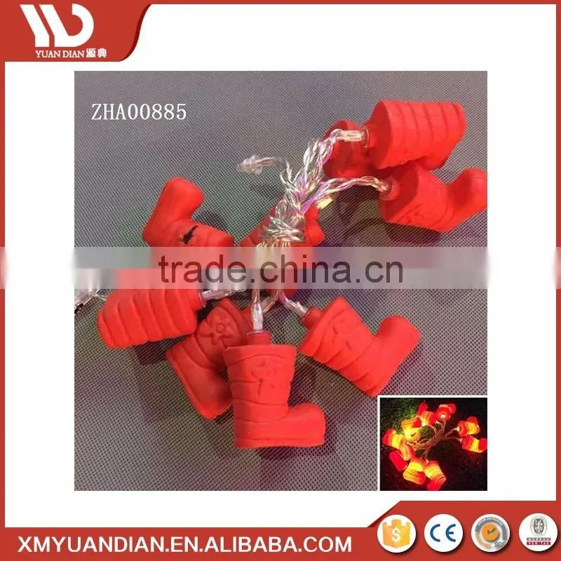 Promotional Wholesale Gift Craft Mini Shoe Led String Light Christmas Ornament