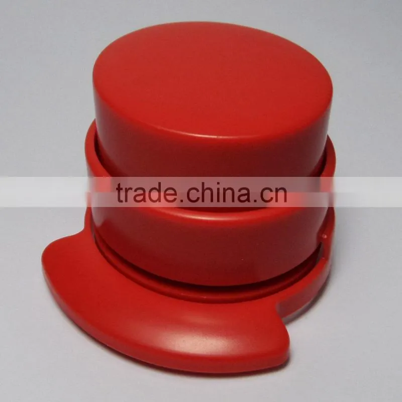 Hand pressed novelty ECO round shaped no pin stapler