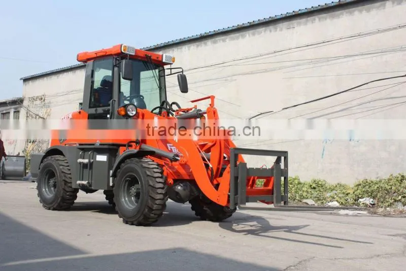 ZL15F tractor loader attachments log loader and pallet fork loader