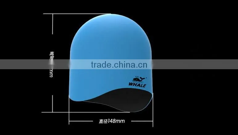 3D swim cap with 100%silicone, 3D reversible ball swim cap