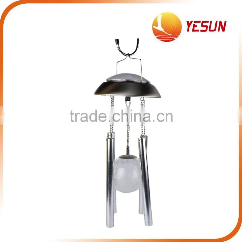 Stainless Steel Solar Lights, Discolored Solar Lights,"Solar Discolored Lights with Wind Chimes"