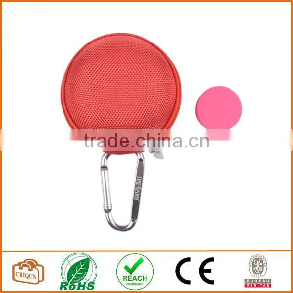 3 in 1 Red Earphone Handsfree Hard EVA Case Earphone Case