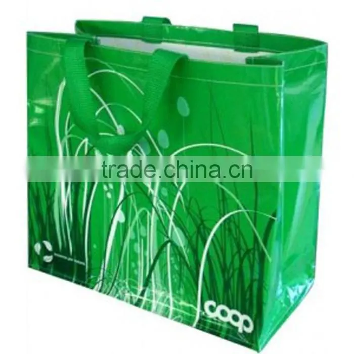 Color printed pp woven bag, Bopp laminated pp woven bag
