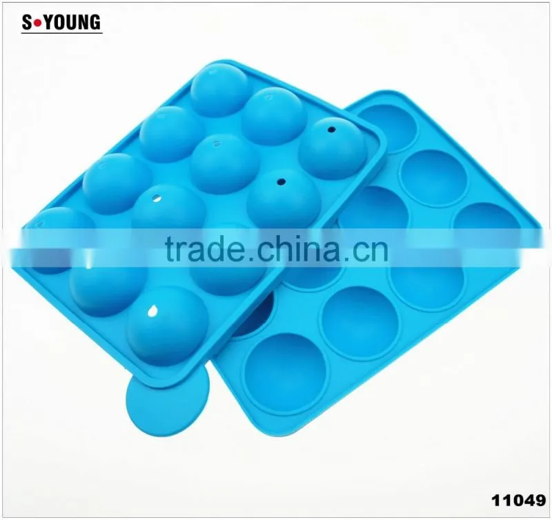 11049 Silicone Lollipop Party ice ball Baking candy Mold