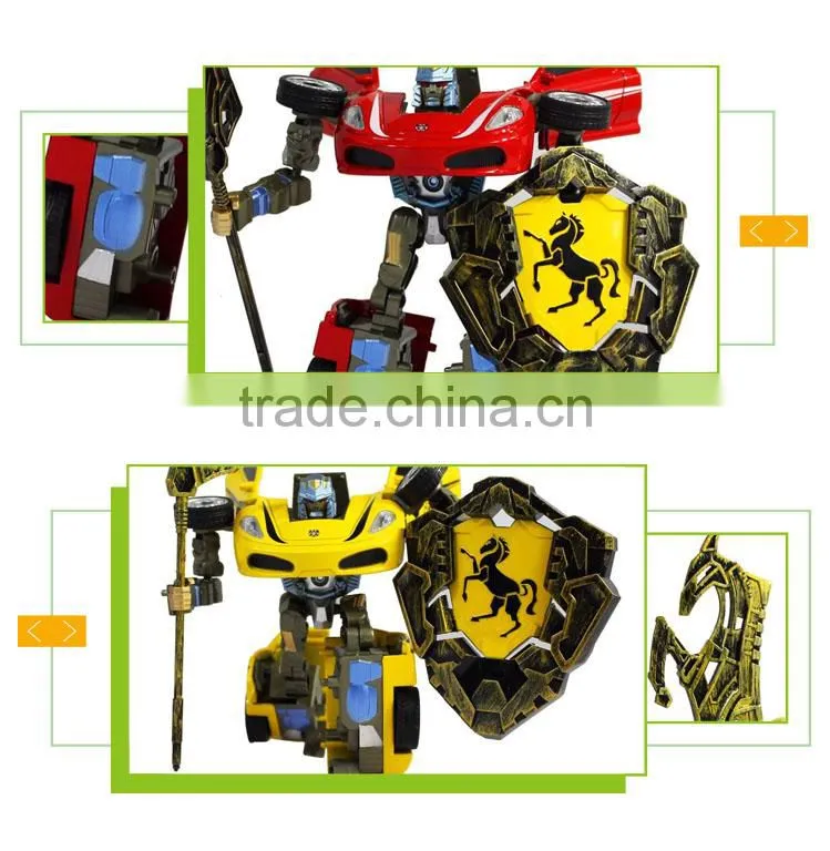 Wholesale Child toys car transforme robot poli car