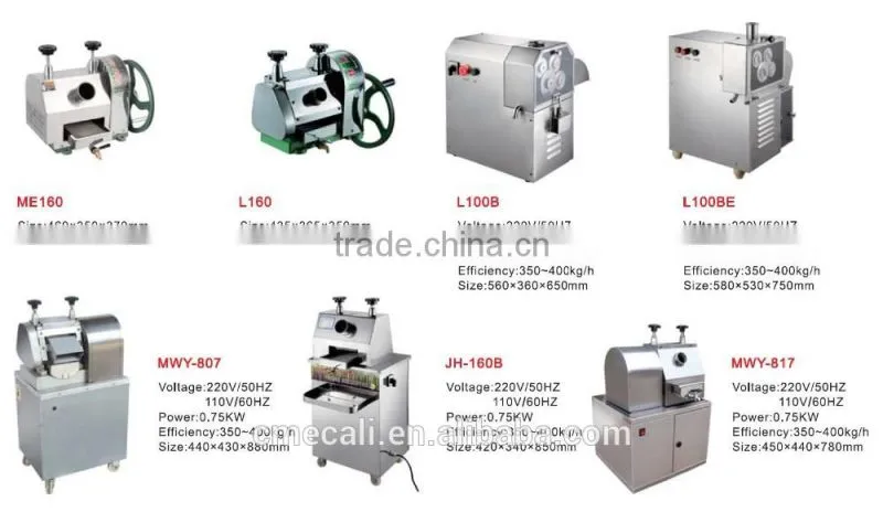2017 Newest Professional Sugar Cane Juicer Factory Made Commercial sugarcane juice machine Sugar Cane Juice Extractor Machines