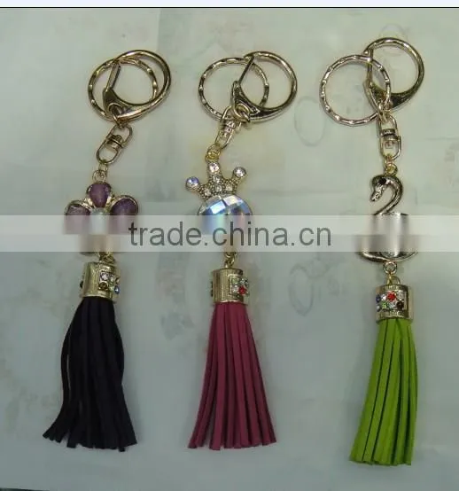 fashion alloy South Korea flannelette Artificial diamond Key Accessories/key pendant