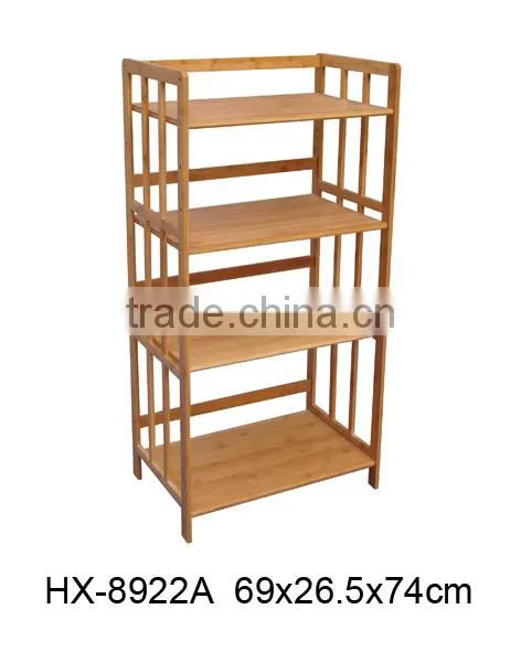 2016 New design bamboo storage shelf /customized high end bamboo corner shelf /modern bamboo shelf