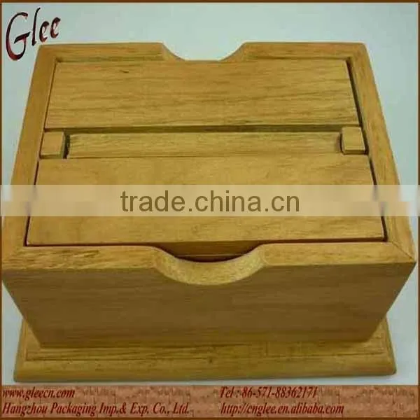 Automatic wood cigar storage box