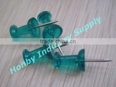 Clear Green Sweet Bottle Shape Push Pin
