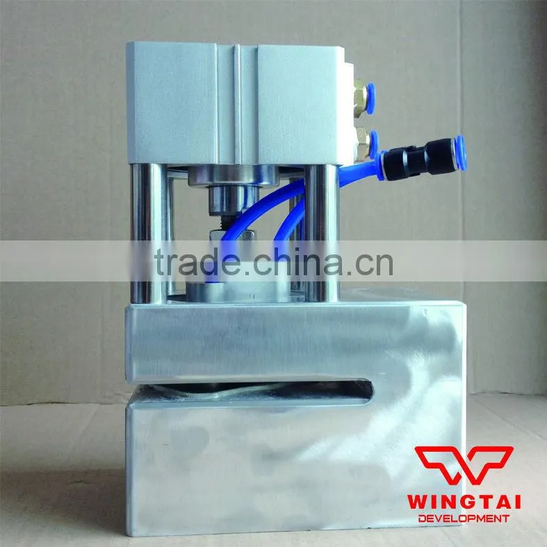 banana shape hole punch machine for plastic shopping bag