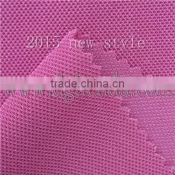 2015 new style 100% polytester middle BK/mesh fabric/cloth for handbags,shoes lining and so on