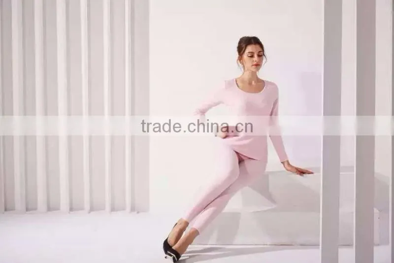 woman thermal underwear cotton fabric 2015 latest design