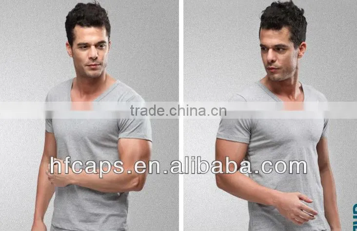 White and black plain mens modal t-shirt
