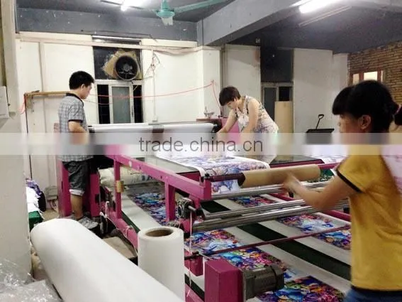 sublimation printed fabric for sportswear, swimwear